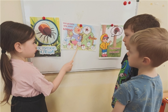 Весенние приключения «Светлячков»: учимся быть осторожными с клещами!