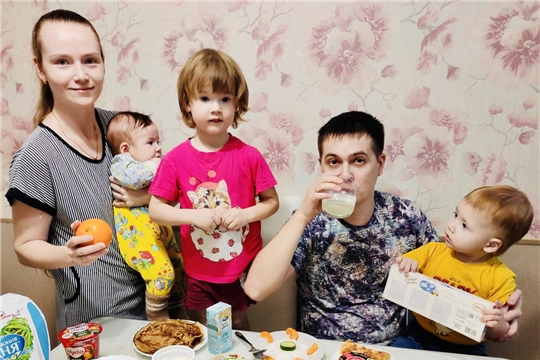 Вкусный завтрак для папы