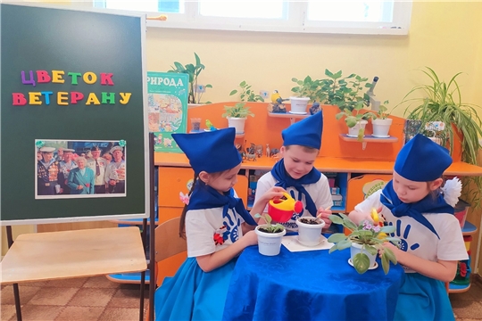 Городская акция "Цветок ветерану"