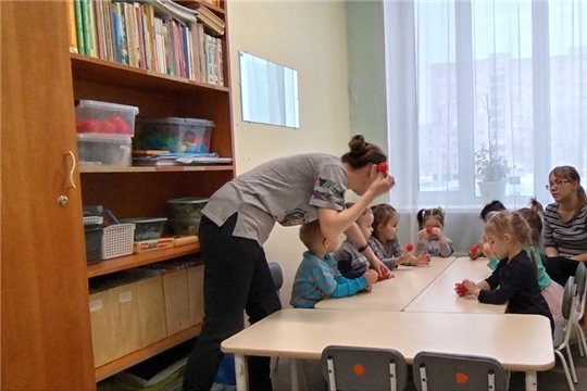 Отчётное занятие в кружке "Речецветик"