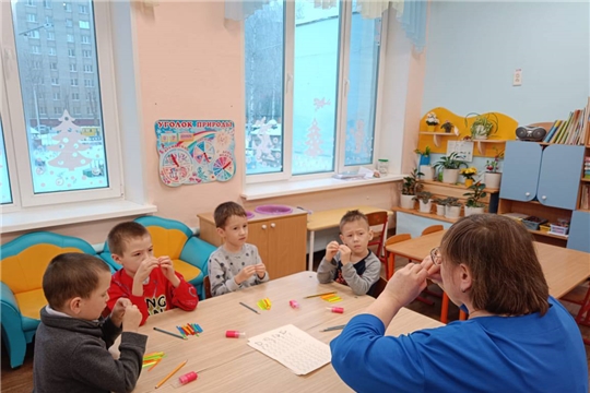 Отчётное занятие в кружке  "Умелые ручки"