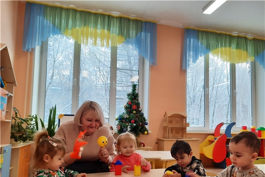 Отчётное занятие в кружке "Малышок"