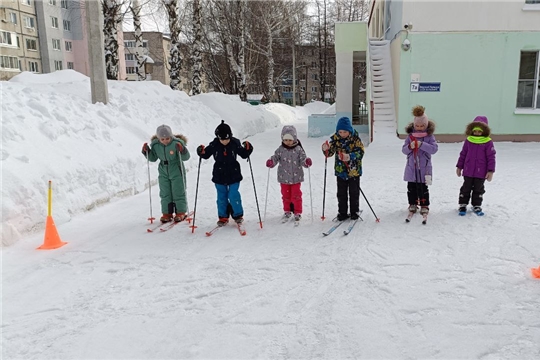 "Лыжня России" в детском саду.