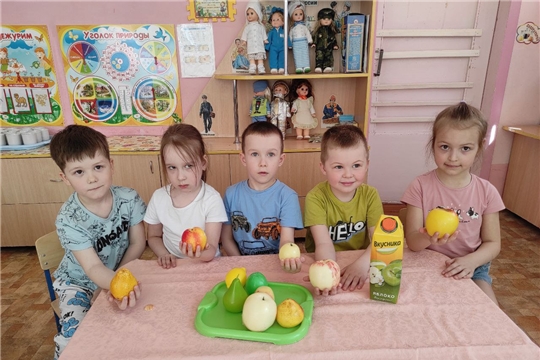 Свежие фрукты в рационе дошкольников