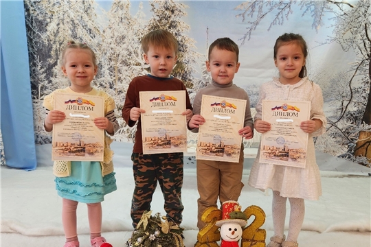 Воспитанники детского сада - призеры городского конкурса "Зимушка-зима"