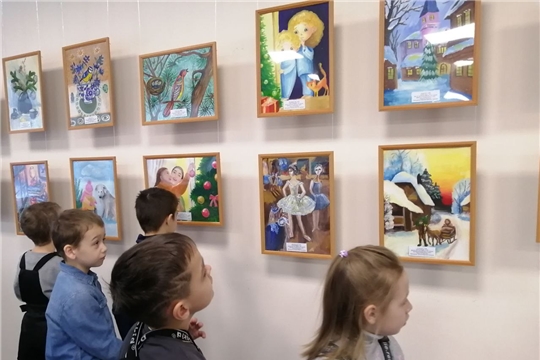 Красота Зимы глазами юных художников