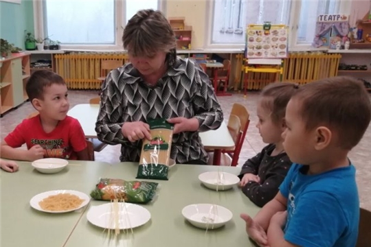 Макароны в меню дошкольников. (1 корпус)