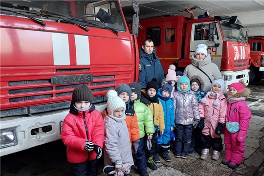 Экскурсия в пожарно-спасательную часть