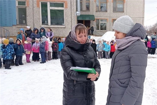 В детском саду прошла тренировочная эвакуация