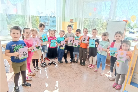 Открытое занятие кружка "Волшебные краски" в средней группе