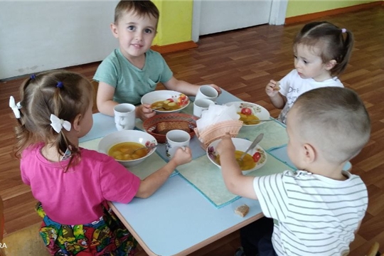 Адаптация ребёнка к режиму питания в детском саду 