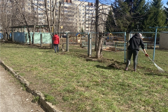 Субботник в нашем дошкольном учреждении 