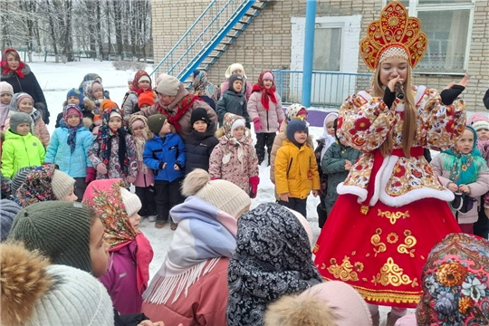 Масленичные забавы в детском саду