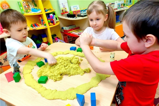 Игры с кинетическим песком