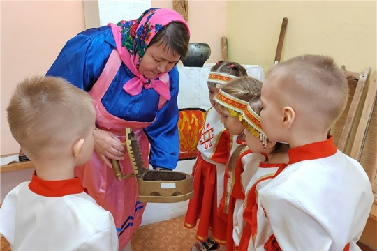 День музеев "Преданья старины глубокой". Музей в детском саду