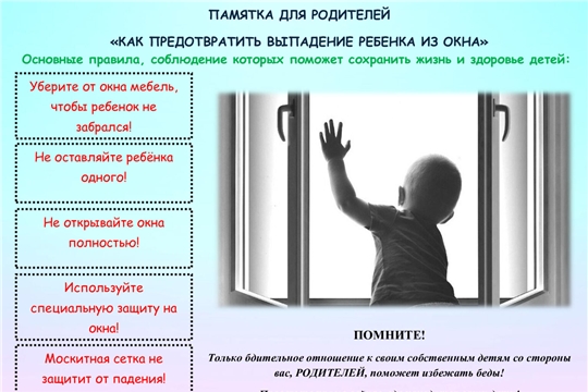 профилактика выпадения детей из окон