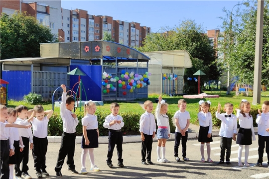 Первый сентябрьский денек в детском саду!