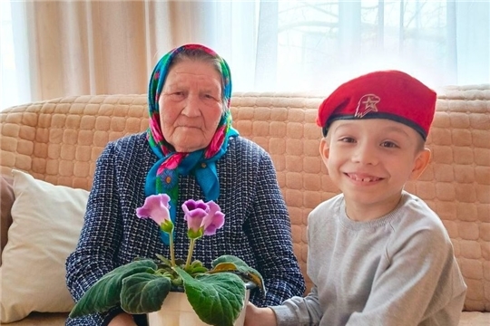 Цветок ветерану!