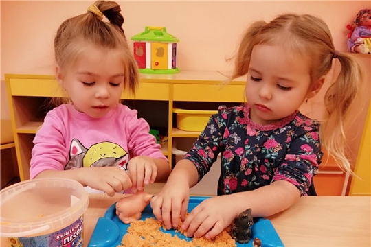 Игры с кинетическим песком