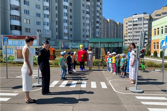 Участие в городском конкурсе "Светофорик"