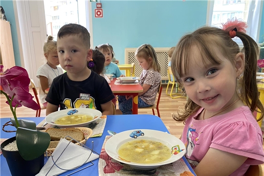 Полезные супы в детском саду!