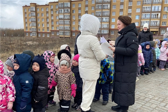 В детском саду проведена учебная эвакуация.