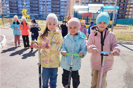 Безопасность детей при езде на самокате.