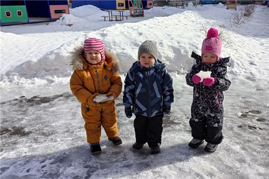 Наблюдение за весенними изменениями на прогулке