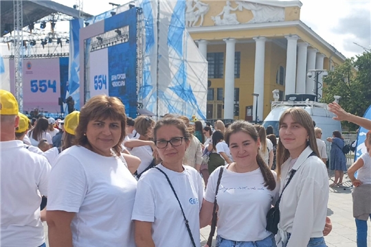Коллектив детского сада принял участие в мероприятии "Зарядка со звездой"