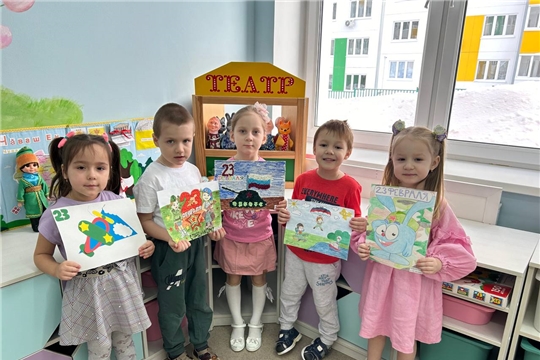 Выставка рисунков «Солдатам Отечества Слава», «Я - будущий защитник» 