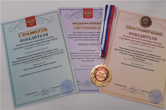 Подведены итоги Всероссийского конкурса-смотра «Лучшие детские сады России 2024»