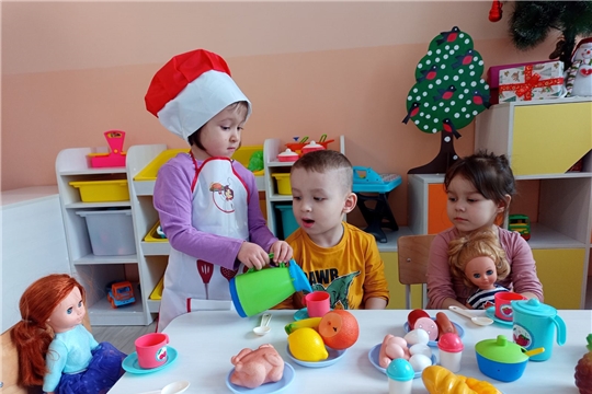 Сюжетно-ролевая игра "Кафе"