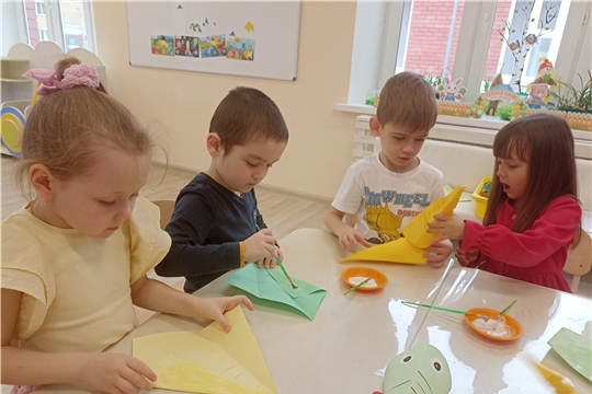 Объемная рыбка из бумаги