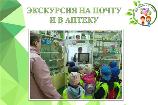 Экскурсия на почту и в аптеку
