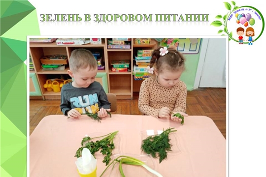 Зелень в здоровом питании