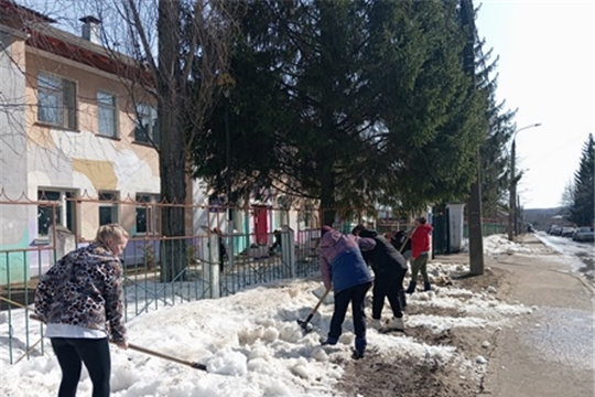 Субботник в ДОУ