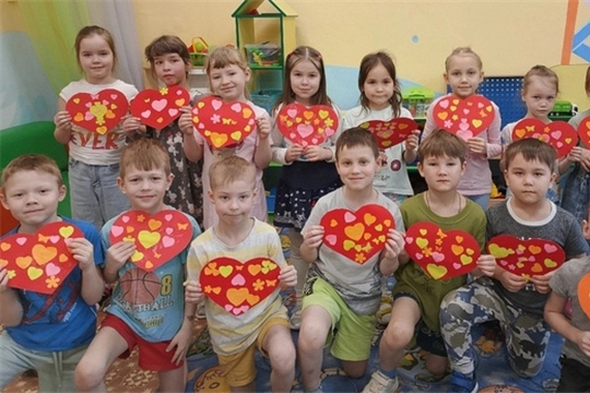 Сердечки - открытки от наших воспитанников для своих родных и близких ❤