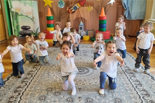 В рамках фестиваля «Космический квест» в нашем детском саду прошло музыкальное развлечение