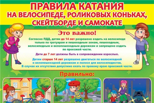 Правила катания на велосипеде, роликовых коньках, скейтборде и самокате