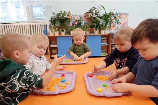 11.01.2024 "Лепка из кинетического песка"