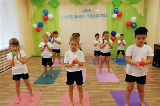 Массажные мячики на занятиях оздоровительной гимнастикой