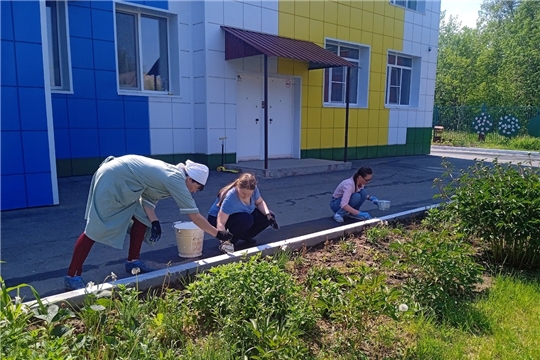 Субботник в детском саду, готовимся к лету