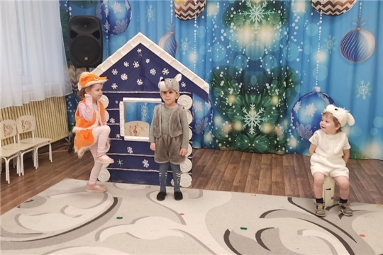 Постановка сказки "Заюшкина избушка"
