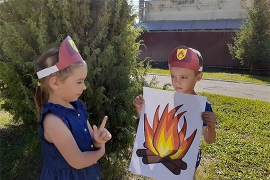 Юные пожарники: Тематический день по профилактике пожара 