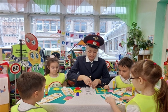 Мини-музей "Светофорик" в подготовительной группе