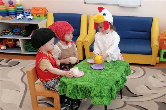 Инсценировка сказки "Курочка Ряба"