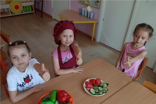 Свежие овощи для детей