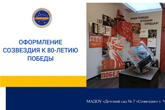 Оформление Созвездия к 80-летию Победы