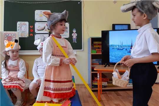Постановка чувашской народной сказки "Мышка-Вострохвостик"