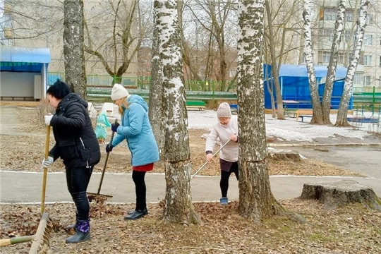 Субботник в детском саду